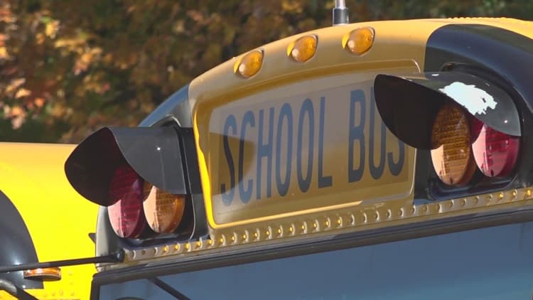 One injured in chain-reaction crash involving school bus in Sanford
