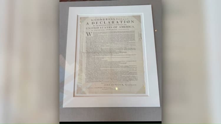 Rare Declaration of Independence copy comes to Lewiston