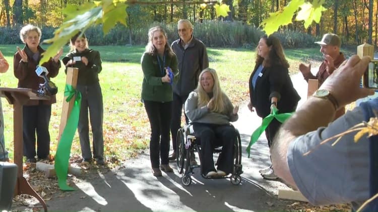 New wheelchair-friendly trail opens at Gilsland Farm, enhancing access to Maine's natural beauty