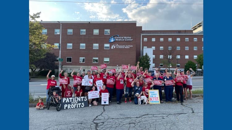 Central Maine nurses begin union process