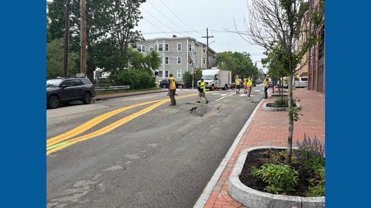 Road collapse on High Street in Portland could take days to repair, officials say
