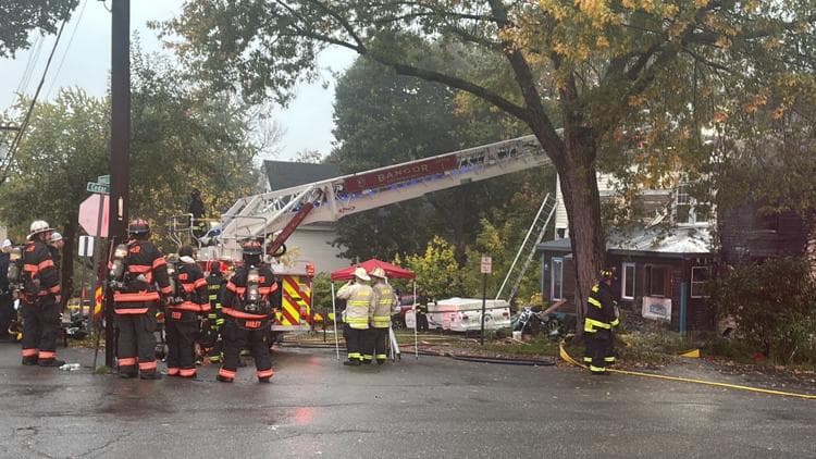 One dead, two hospitalized after Bangor house fire