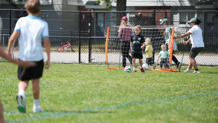 Hearts of Pine promote youth soccer with 'Footy Fest' ahead of World Cup final