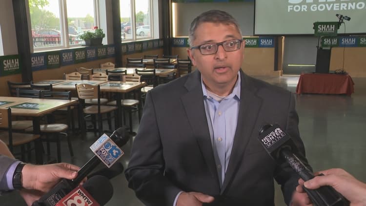 Supporters gather in Brunswick as Nirav Shah awaits primary election results