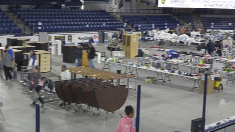 From dorm leftovers to lifelines: UMaine’s 'Clean Sweep Sale' returns to Alfond Arena