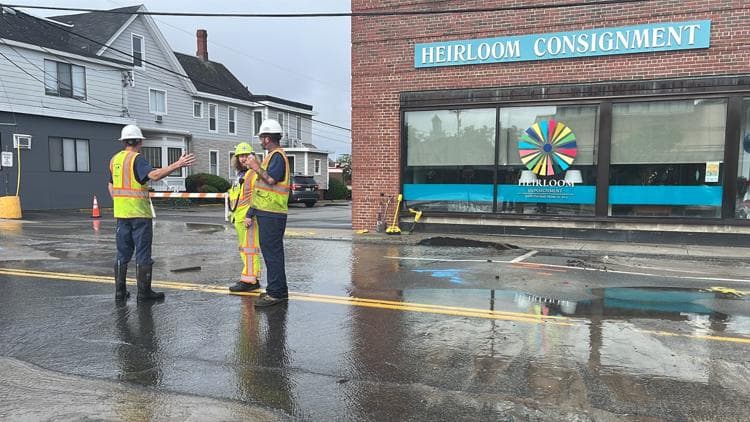 Water main break closes section of Ocean Street in South Portland