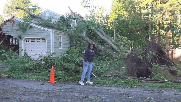Thursday storm damages homes in parts of the Greater Portland area