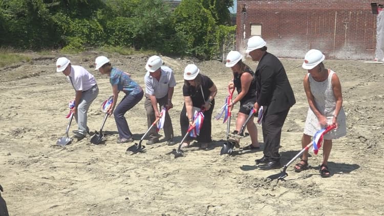 Bangor church breaks ground on its construction project