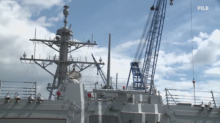 Sen. Collins: U.S. Defense Department decides to fund two Navy destroyers this year, including one to be built by Bath Iron Works