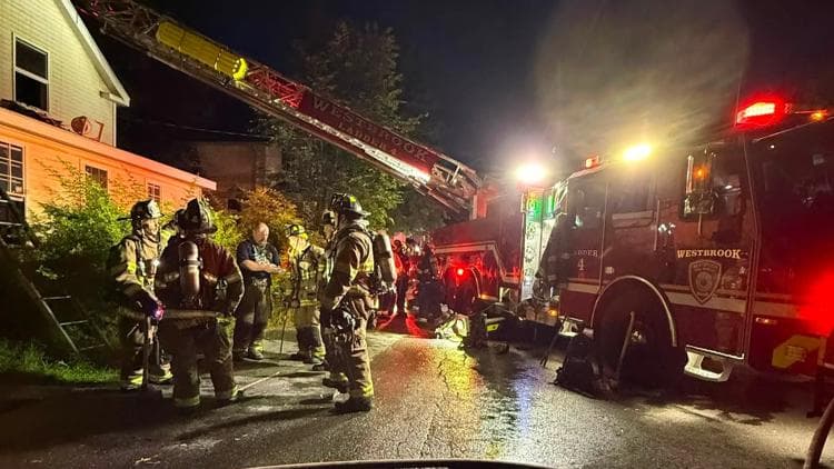 Two families displaced, some pets still missing after Westbrook fire