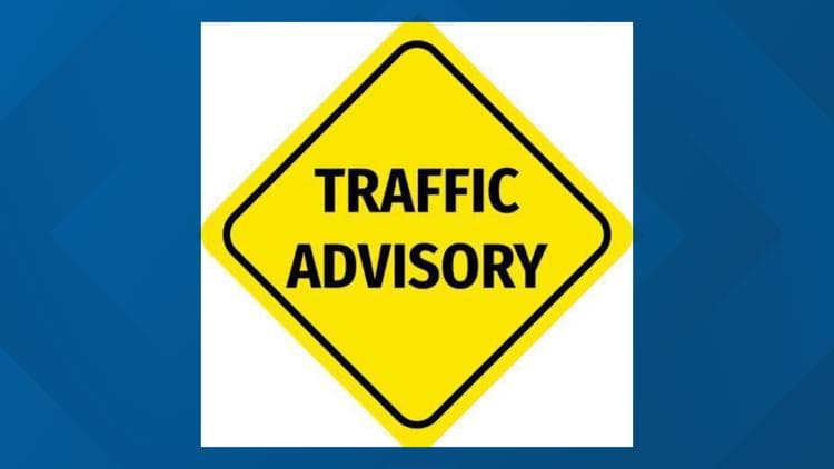 Traffic on York Street in York backed up due to utility line work