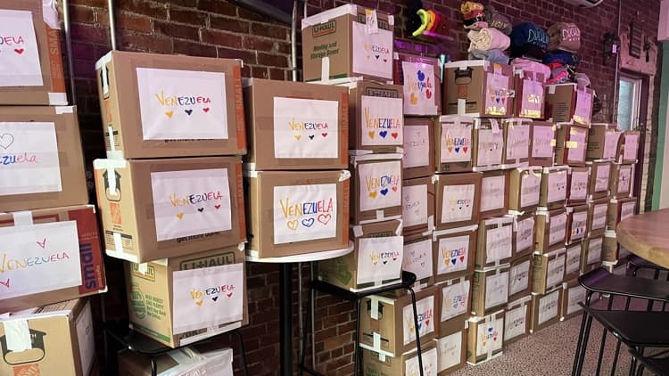 Portland restaurant owner sends dozens of boxes of donations to help Venezuela earthquake survivors