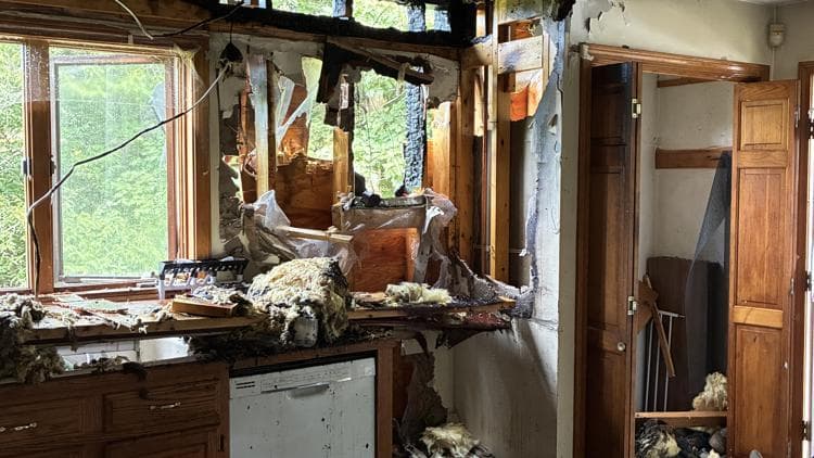 Two adults, infant escape Gorham house fire