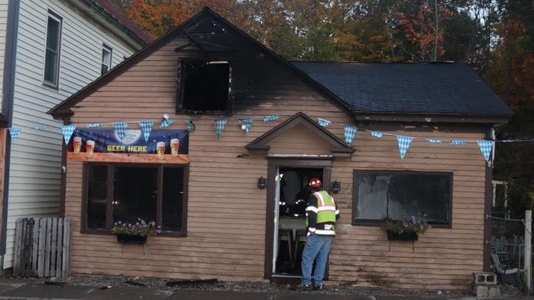 Renovation work sparks fire at Wilton brewery