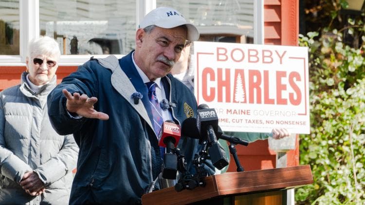 Bobby Charles vows to prioritize addiction care in Maine at town hall