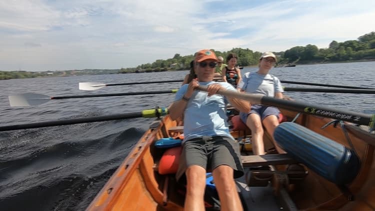 Cornish gig rowing tradition makes waves on the Penobscot River in Bangor